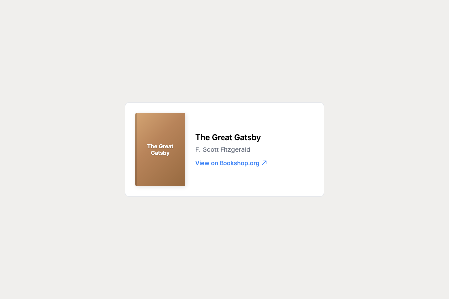 Bookshop.org embeds