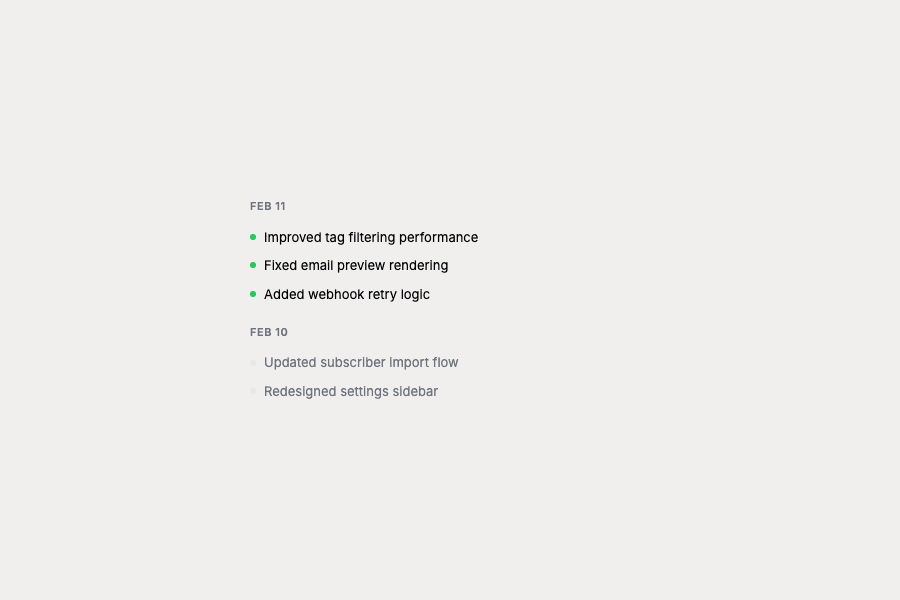 The changelog, reborn